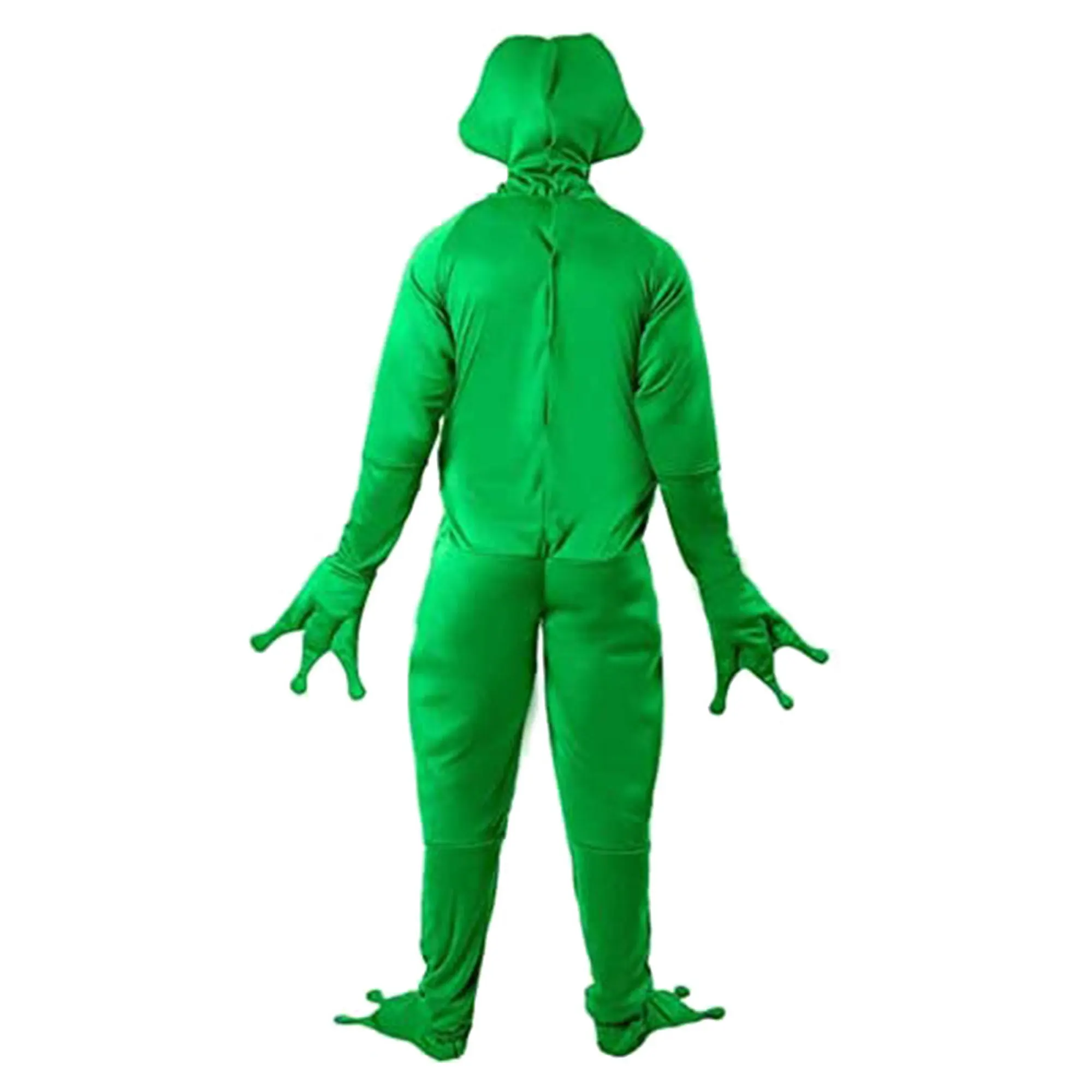 Unisex Funny Frog One Pieces Cosplay Costume Novelty Adult Animal Halloween Cosplay Party Jumpsuit Outfit Plus Size Oversize Clo