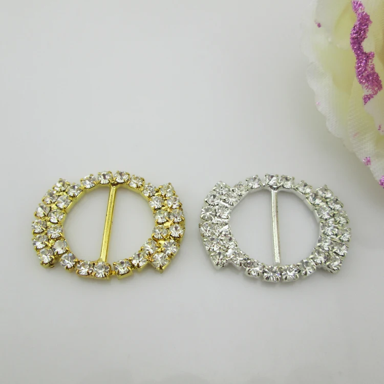 10pcs rhinestone buckle for wedding invitation card 10mm