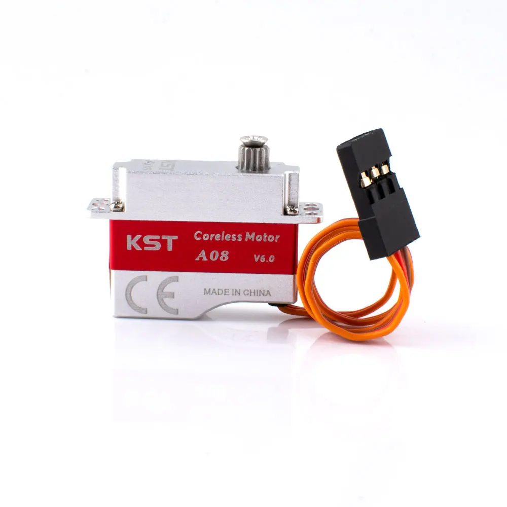 

KST A08 V6.0 Coreless Micro Digital Metal Gear HV Servo DLG For RC Drone Glider Airplane Helicopters