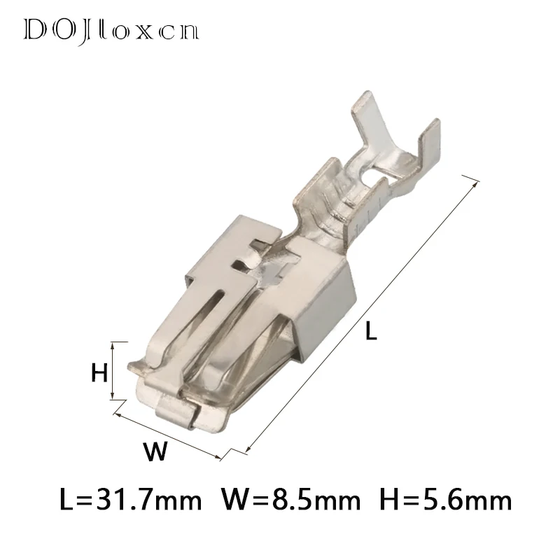 10/20/50/100 Pcs 9.5 MM Export Quality Products Auto Connecting Socket Crimp Type Stamping Female Terminal DJ6218A-E9.5*1.2C