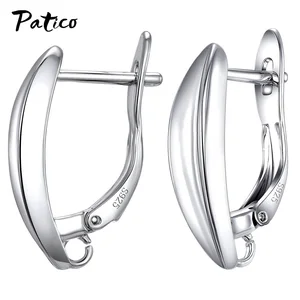 Neues Design Oco Hook DIY Ohrringe fiskatiert handgefertigte Frau 925 Silber Silber Schmuckzubehör machen Accessoires 6 Hauptverkauf verkauft Cholar 925 - №5