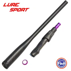 LureSport 33cm Triangle Butt WovenCarbon Grip FUJI TVSTS Reel Seat Rod Building Component Repair DIY Blank Accessory