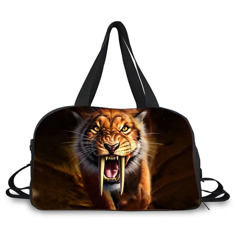 Duffel Bag Travel Bag Basketball Animal Tiger Lion Eagle Print for Men Women Valise Sport Gym Bag Deportivas Bags