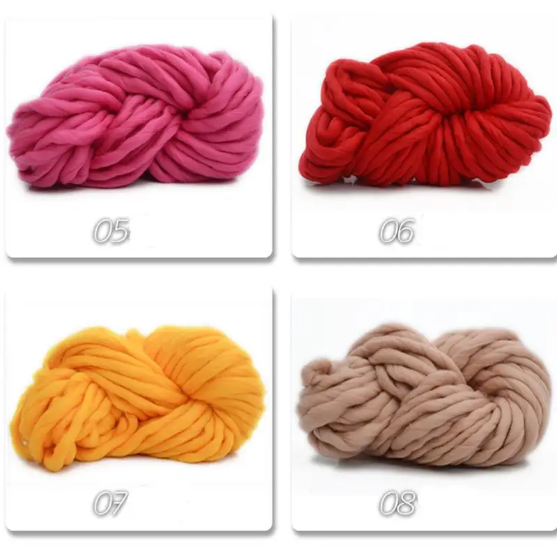 250g Blended yarn Korea Super coarse wool Icelandic wool Large thickness hat line wool rough baby hat scarf coat line New FZ399