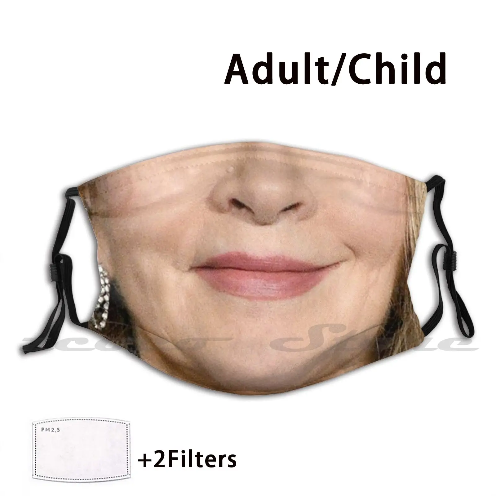 Stevie Smile Mask Mask Cloth Reusable Print Filter Washable Stevie Nicks Stevie Nix Smile Classic And Roll Blondie Vintage