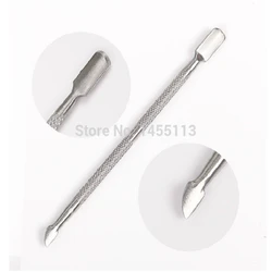 1pcs Cuticle Pusher Stainless Steel Spoon Pusher Cuticle Manicure Nail Art Tools Nail Cleaning Under Nail Cuticle