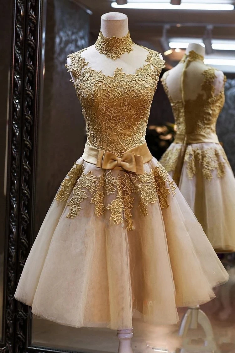 ANGELSBRIDEP High Quality Homecoming Dresses Vestidos De Festa Fashion Gold Applique Belt Tulle Graduation Formal Gowns