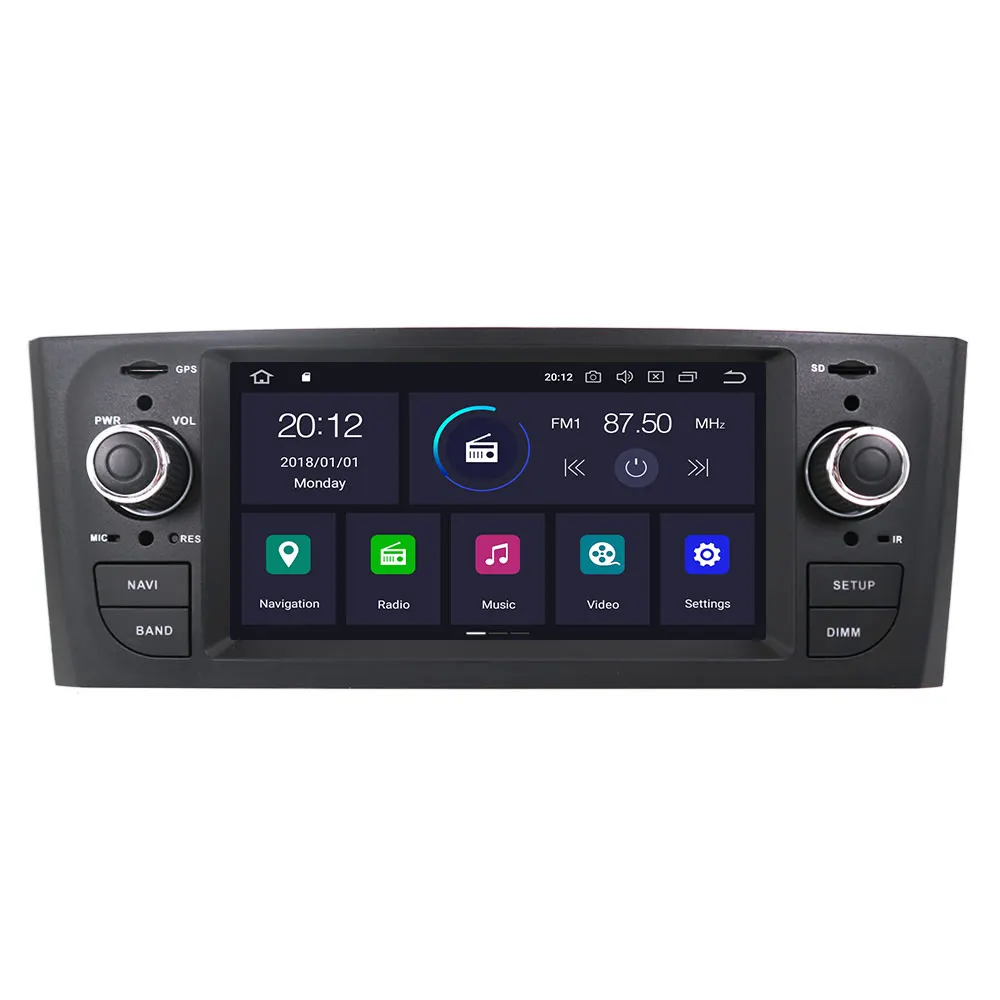 Android 13 dla Fiat Punto Linea 2007-2012 Radio samochodowe Nawigacja GPS Samochodowy odtwarzacz multimedialny Stereo Auto Wireless Carplay