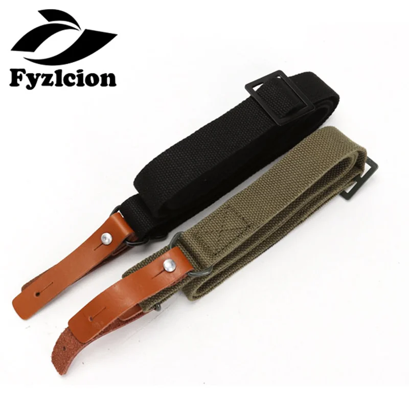 Tactical AK Gun Adjustable Airsoft Rifle Sling 1000D Nylon 134cm Heavy Duty Carrying Strap Shoulder System Military Belt Hunting