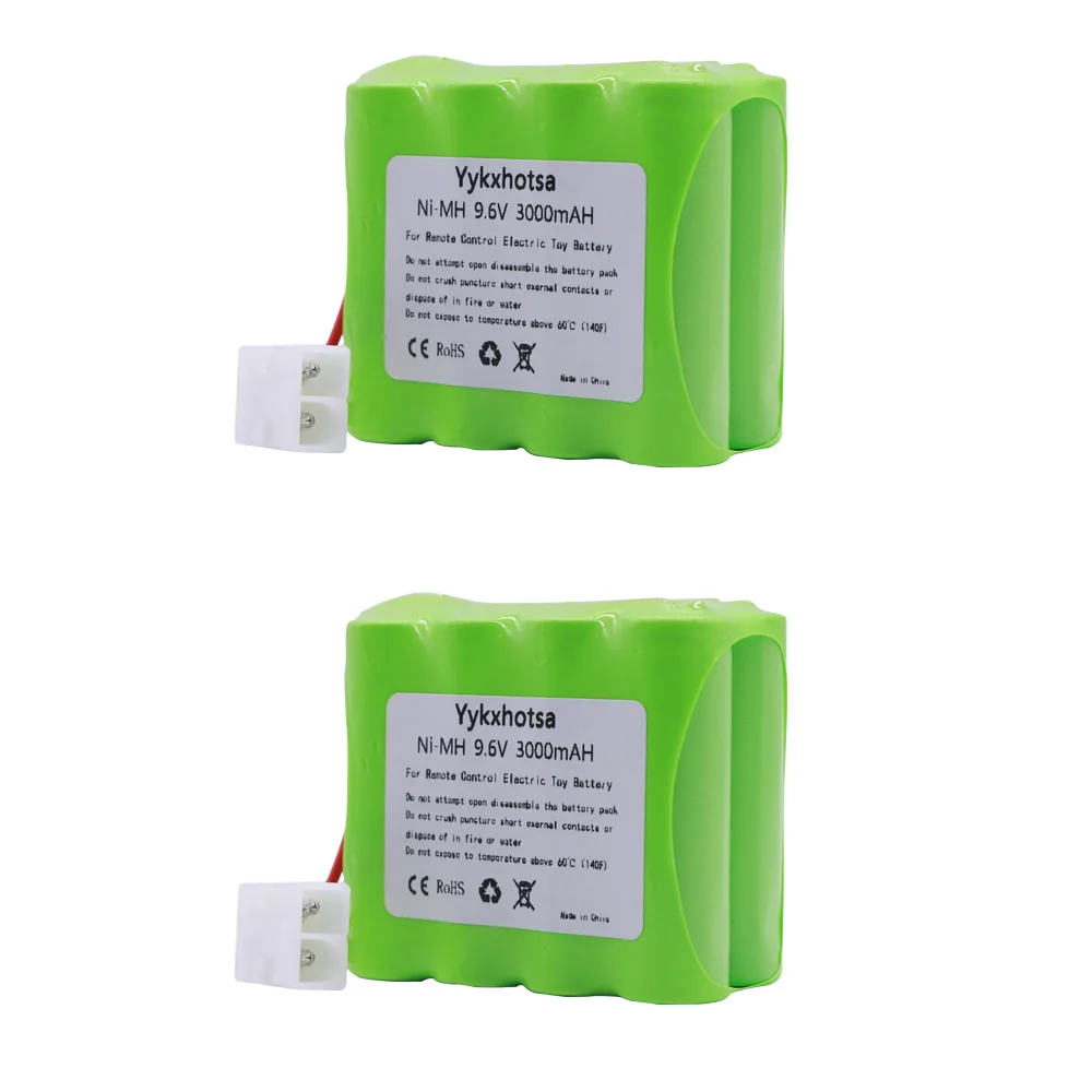 

2PCS 9.6V 3000mAh NI-MH battery Tamiya Plug for RC Toys Electric toy security lighting facilities AA battery 9.6v Ni-MH Battery