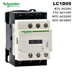 Schneider Electric muslimq7c F7C B7C bobina 220V 380 110AC 50/60Hz contattore Rrelay TeSys 3P 9A 1NO + 1NC carico Standard LC1D