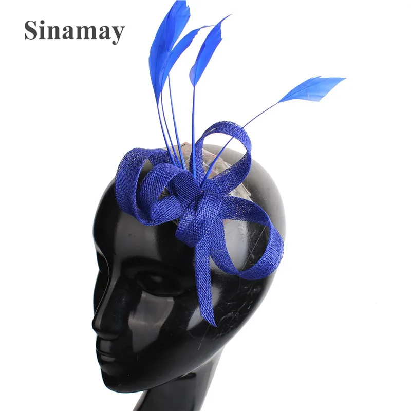 

Fancy Flower Sinamay Headwear Girls Hair Clip For Women Wedding Fascinator Hair Accessories Cute Small Headdress For Female