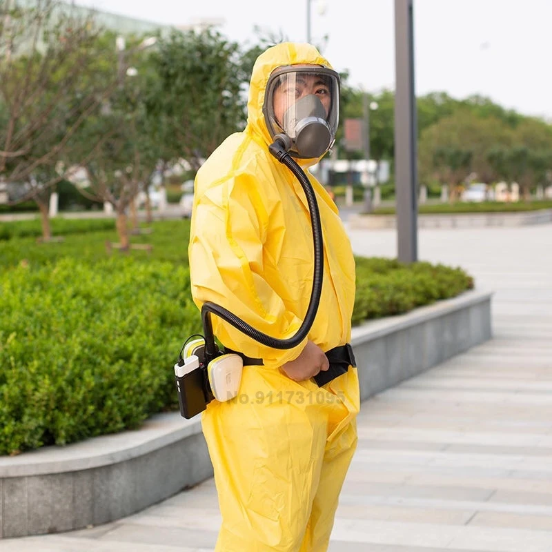 5V Electric Blower Dust-Proof Welding And Spray Painting Electric Respirator Compatible With A Variety Of Mask Filter Boxes