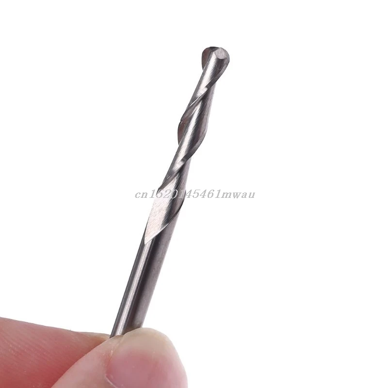 10Pcs 1/1.5/2.0/2.5/ 3.175Mm Carbide Radiusfrees Cnc Graveren Router Bit