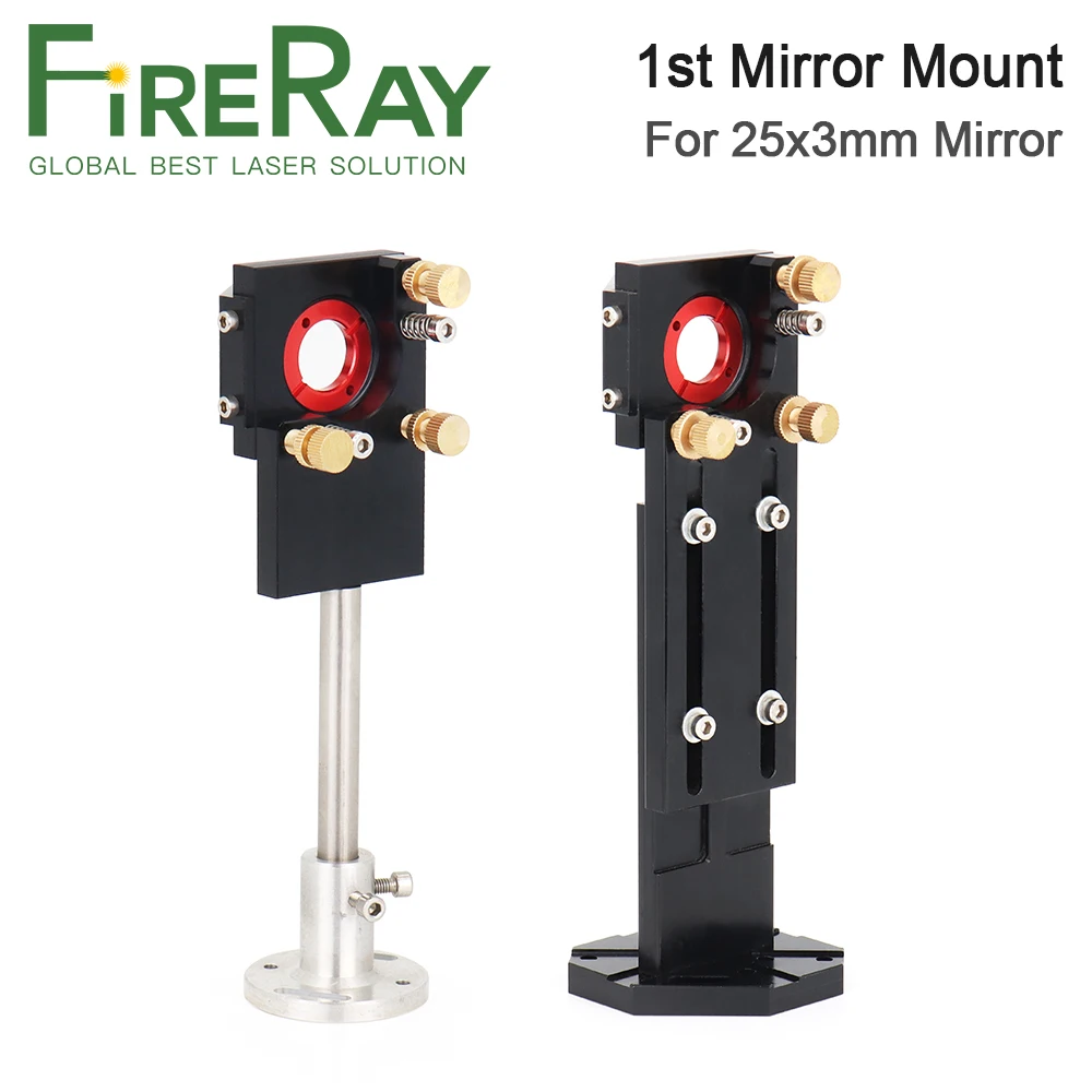 

FireRay Co2 Laser Head First Mirror Mount Dia.25mm Reflective Mirror 25x3mm Integrative Mount for Co2 Laser Cutting Machine