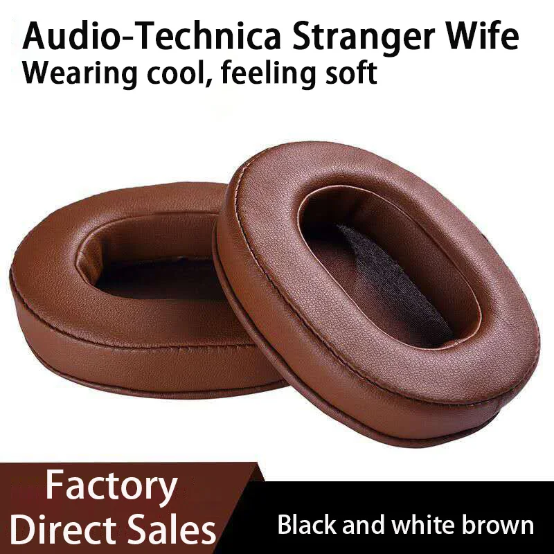 Wkładki do uszu pasują do Audio-Technica ATH-MSR7 MSR7B MSR7NC MSR7SE M50X słuchawki poduszki nauszne słuchawki nauszniki, nauszniki