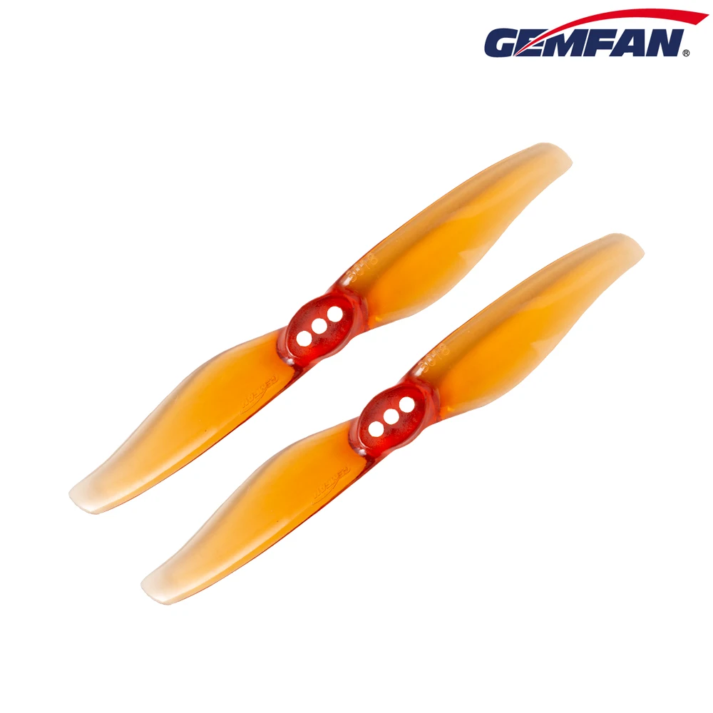 12Pairs/GEMFAN Hurricane 3018 3 Inch 3x1.8 2-Blade Propeller 1.5mm/2.0mm Hole T Mount for RC Drone Multirotor Parts Accessories
