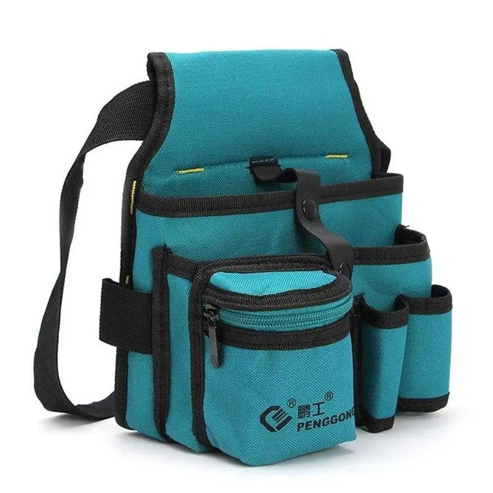 Cinto bolsa saco de armazenamento à prova dwaterproof água organizador broca chave de fenda kit utilitário pacote cintura eletricistas ferramentas