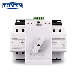 2 input 1 outpout 2P 63A 230V 50/60Hz MCB type Dual Power Automatic transfer switch ATS