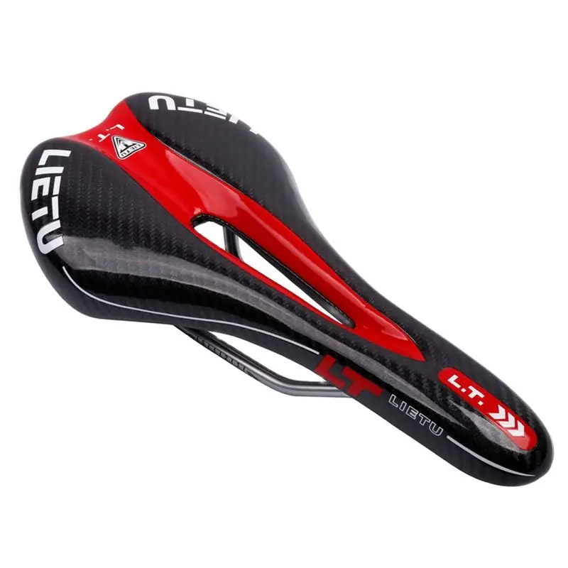 Bicycle Saddle MTB Road Bike Seat BMX Racing Carbon Pattern Rack Cycling Parts