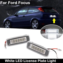 2 pezzi per Ford Focus MK1 1998-2005 lampada targa a LED bianca ad alta luminosità con luce targa