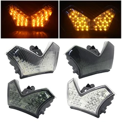 Tail Light Brake For KAWASAKI NINJA ZX-14 06-11 ZX14R 12-17 Motorcycle Plastic Rear Tail Lights LED Assembly Steering Indicator