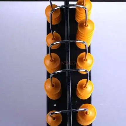 Math Teaching Demonstrator Supplies Five-speed Vertical Counter Abacus Experimental Equipment Teaching Instruments
