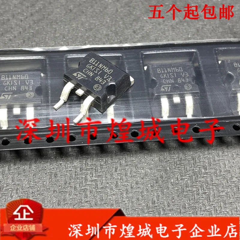 

10PCS B11NM60 STB11NM60 TO-263 600V 11A 5