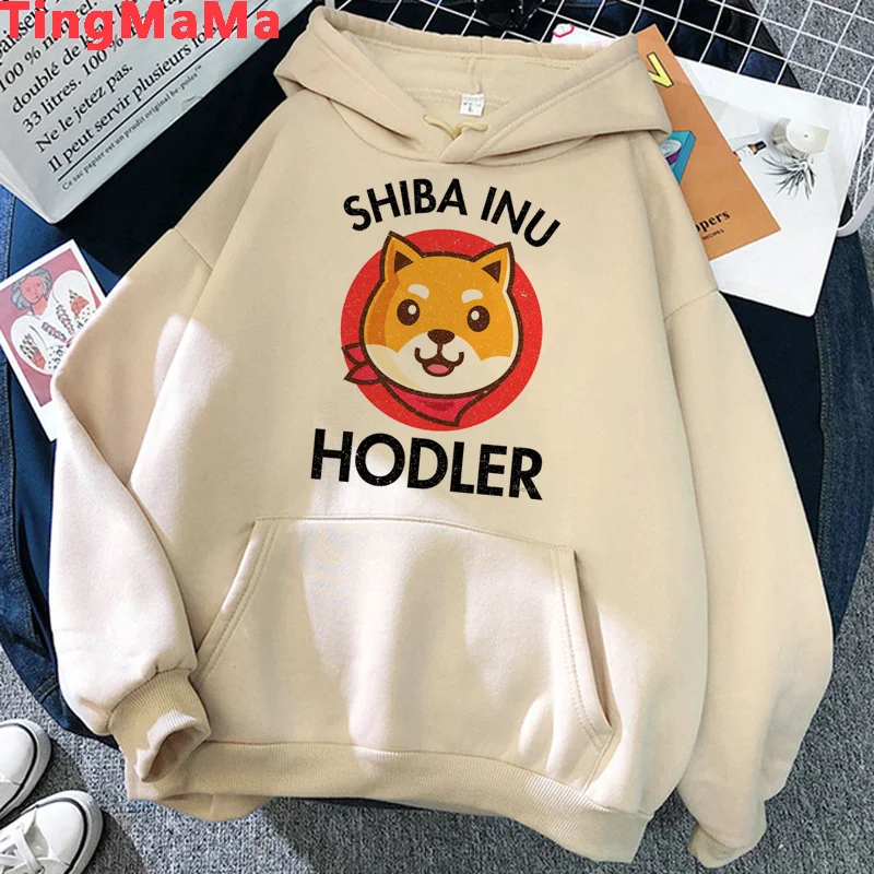 Shiba Inu Shib Dogecoin Shiba Inu Coin hoodies men  graphic printed Oversized male pullover y2k aesthetic