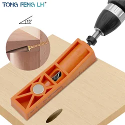 Pince de trou de poche de travail de calcul, kit de guide de perçage d'angle, positionneur de perforateur, perceuse pour bricolage, outils de menuiserie