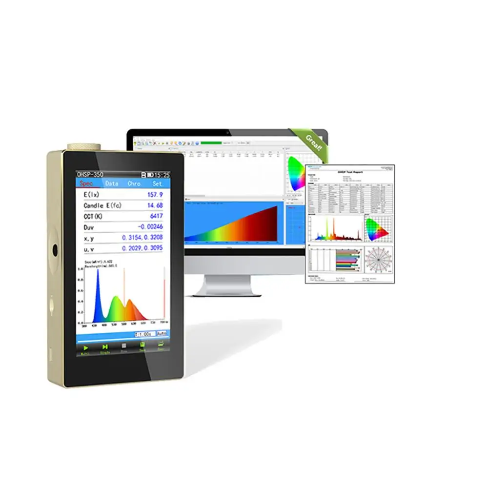 Good Price OHSP350P 350-800nm PPFD PAR Spectrometer Light Spectrum Meter