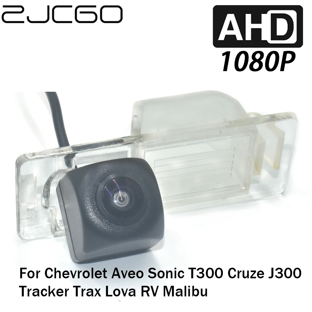 

ZJCGO Car Rear View Reverse Backup Parking AHD 1080P Camera for Chevrolet Aveo Sonic T300 Cruze J300 Tracker Trax Lova RV Malibu