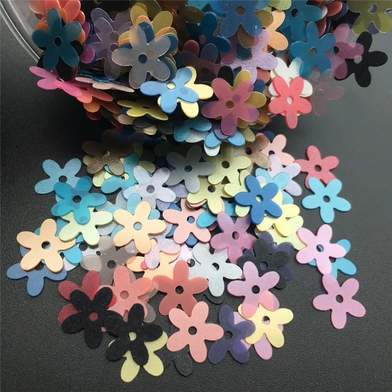 30g Flat 10mm Flower Loose Sequins Paillettes For Sewing ,Shoes,Hat,Kids DIY,Crafts Accessories Wholesale