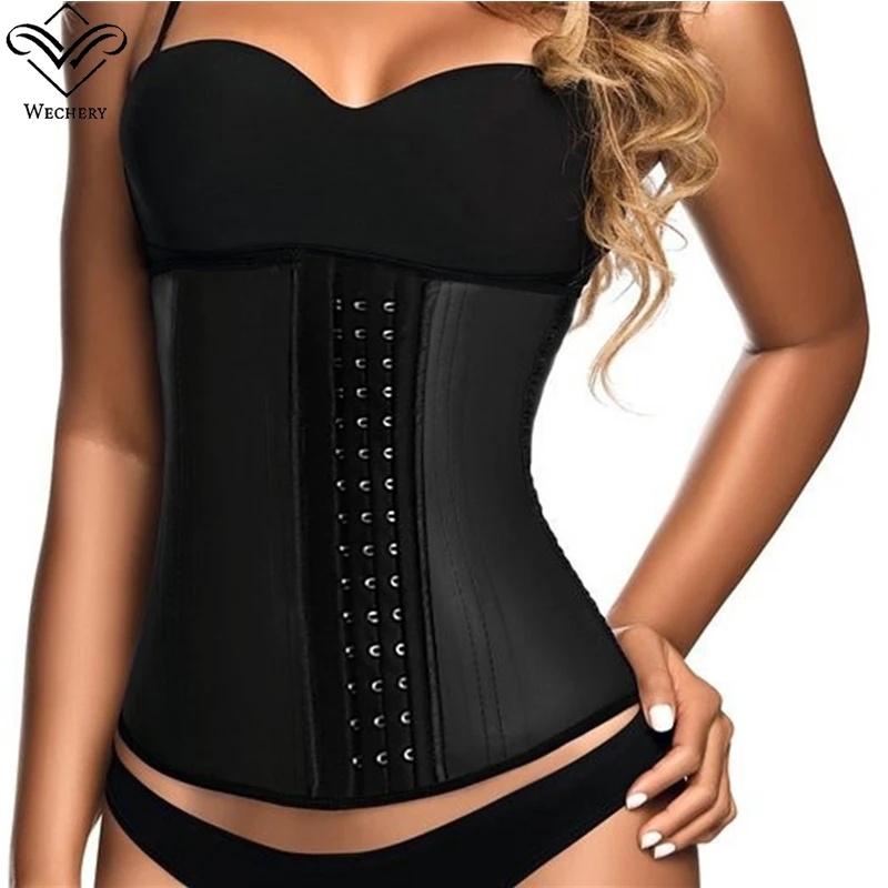 Latex Waist Trainer Modeling Strap Slimming Belt Body Shaper Cincher 9 Steel Boned Fajas Belly Sheath XS-6XL Reductive Girdle