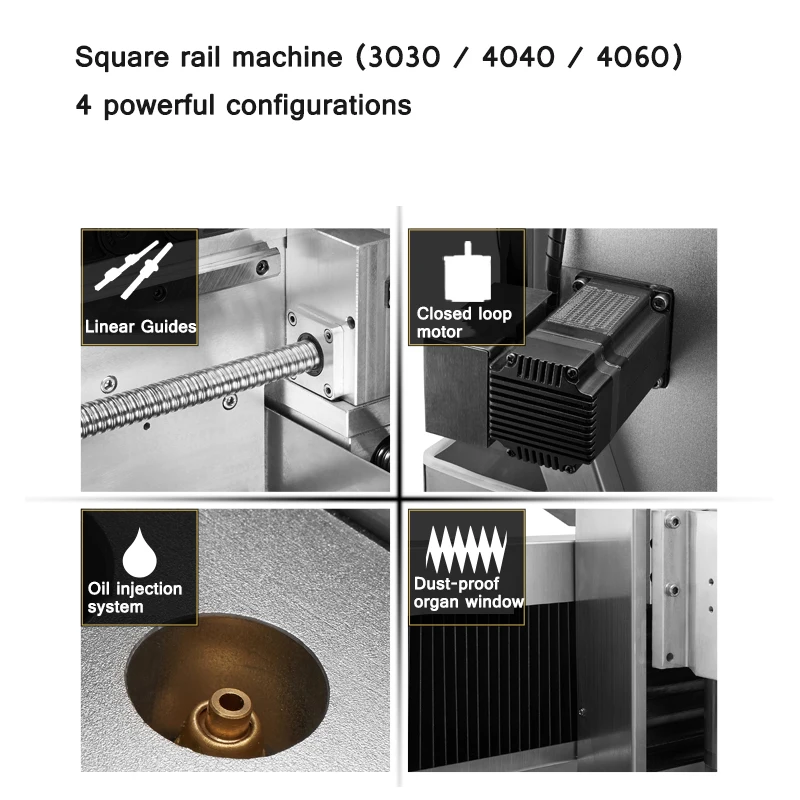 小型自動角レール彫刻機 CNC 彫刻機 4 軸木工翡翠高精度彫刻