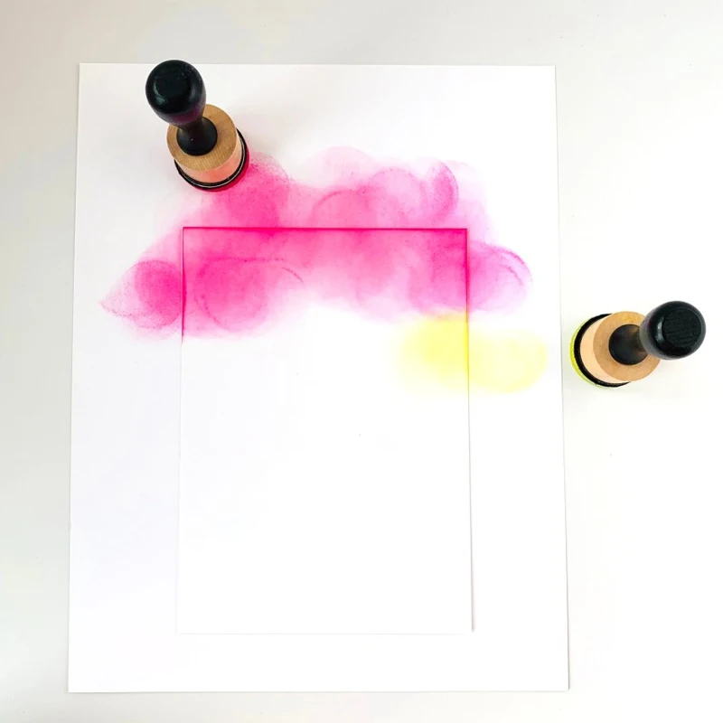 Mini-Tintenmischwerkzeuge mit runden Schaumstoffen für DIY-Scrapbooking-Bastelarbeiten, zum Auftragen von Tinten und Farben durch Schablonen, für die Herstellung von Fotoalben. – Detail 12