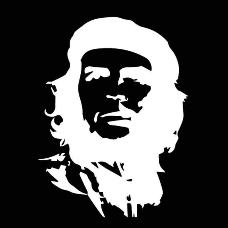 Serious Celebrity Che Guevara Car Vinyl Decal Decorate Sticker Black/Silver,14cm*11cm