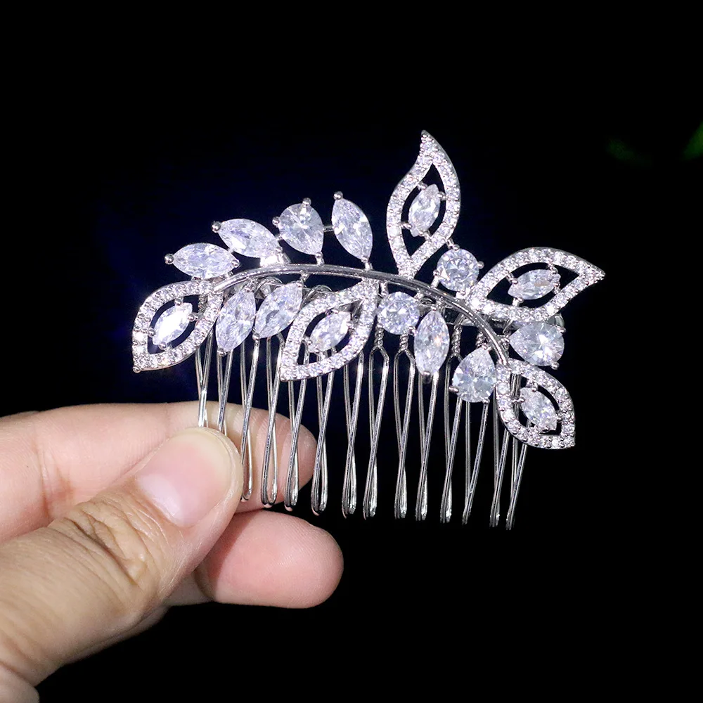 Forcine accessori per capelli per donna accessori da sposa fermagli per capelli gioielli perla strass fiore fermagli per capelli copricapo