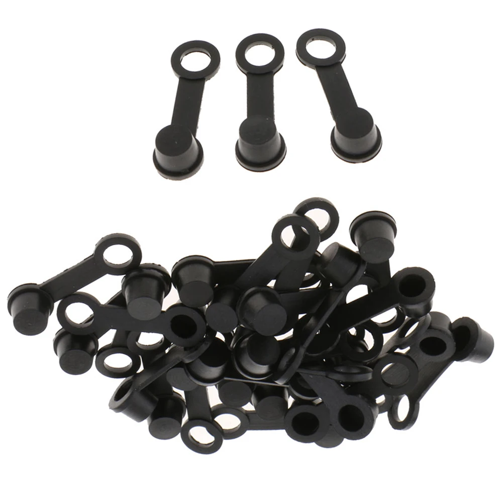 40pcs Brake Caliper Bleeder Screw Cap Pump Dust Cover Cap Rubber Dust Cover Dustproof For Motorcycle Car Grease Zerk Fitting