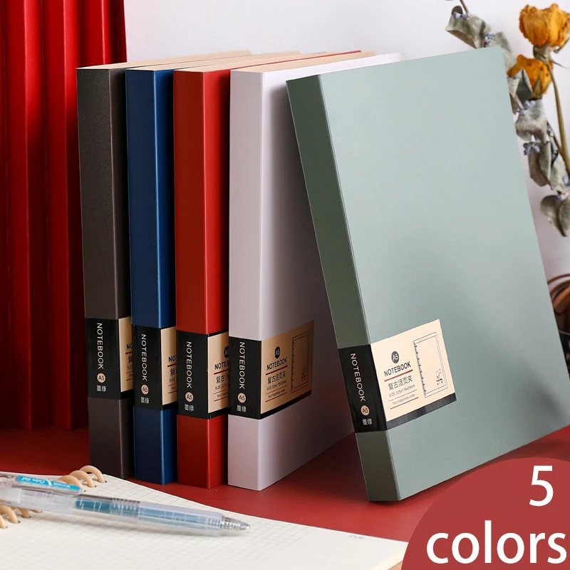 Diary 2021 A4 A5 B5 Colour Loose Leaf Binder Notebook Inner Core Cover Note Book Journal Planner Office Stationery Supplies