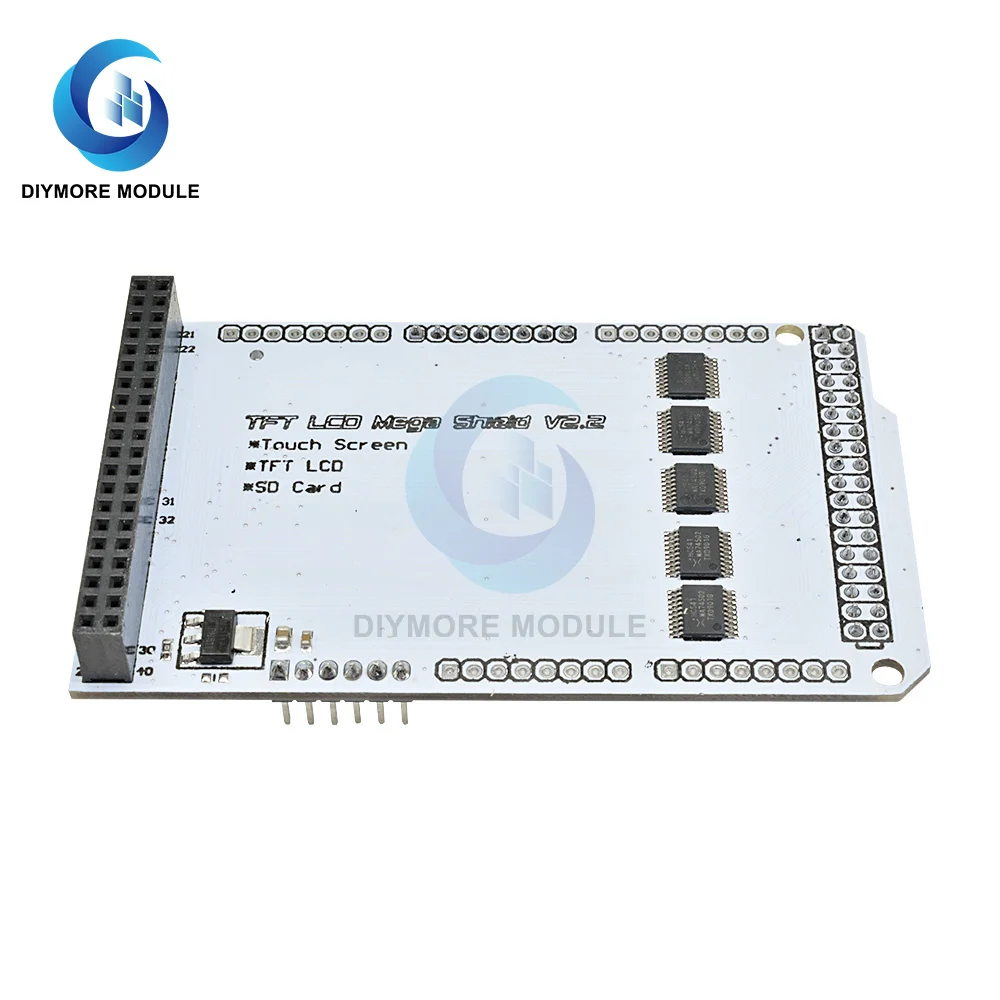 Tft Lcd Shield Expansion Module Voor Arduino TFT01 Mega Touch Lcd Ondersteuning Tft 3.2 ''4.3'' 5.0 ''7.0'' 3.2 4.3 5.0 7.0