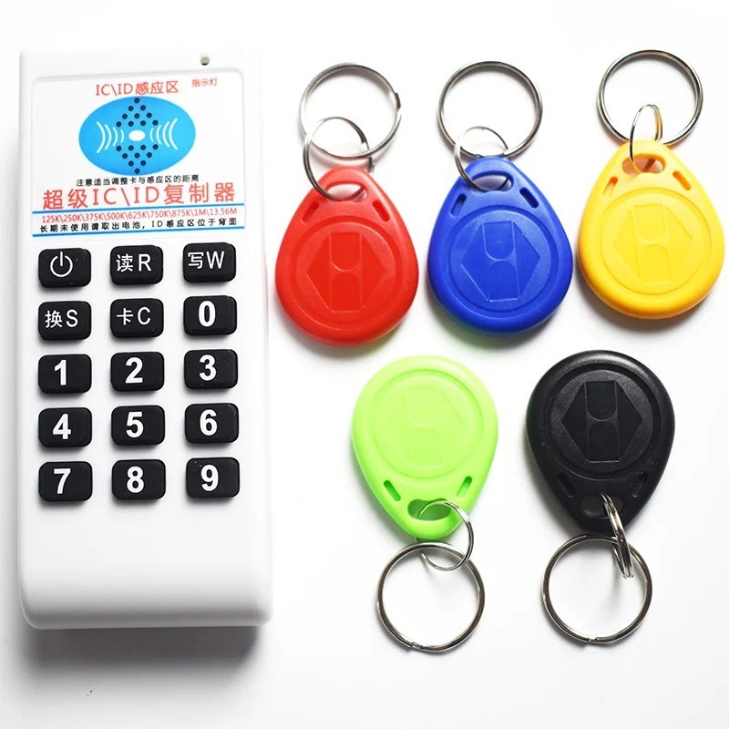 Handheld New 9 Frequency NFC RFID 13.56Mhz 125khz IC ID Copier Duplicator Cloner Reader Writer