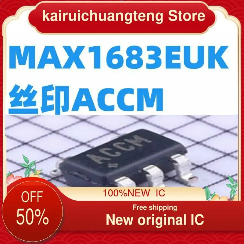 10 Stuks Max1683euk + T Max1683euk SOT23-6 Accm Nieuw Origineel Ic