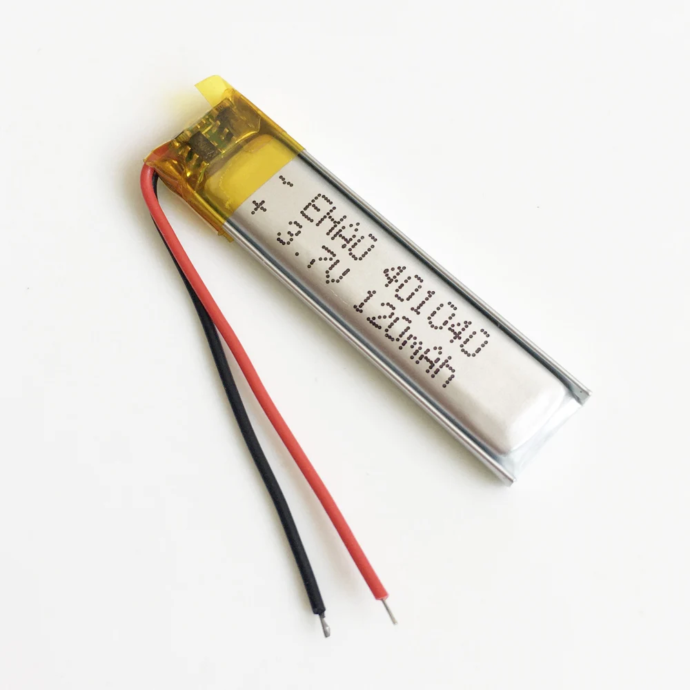 3.7V 120mAh litowo-polimerowy akumulator li-po 401040 do Mp3 GPS kamera bluetooth 4*10*40mm