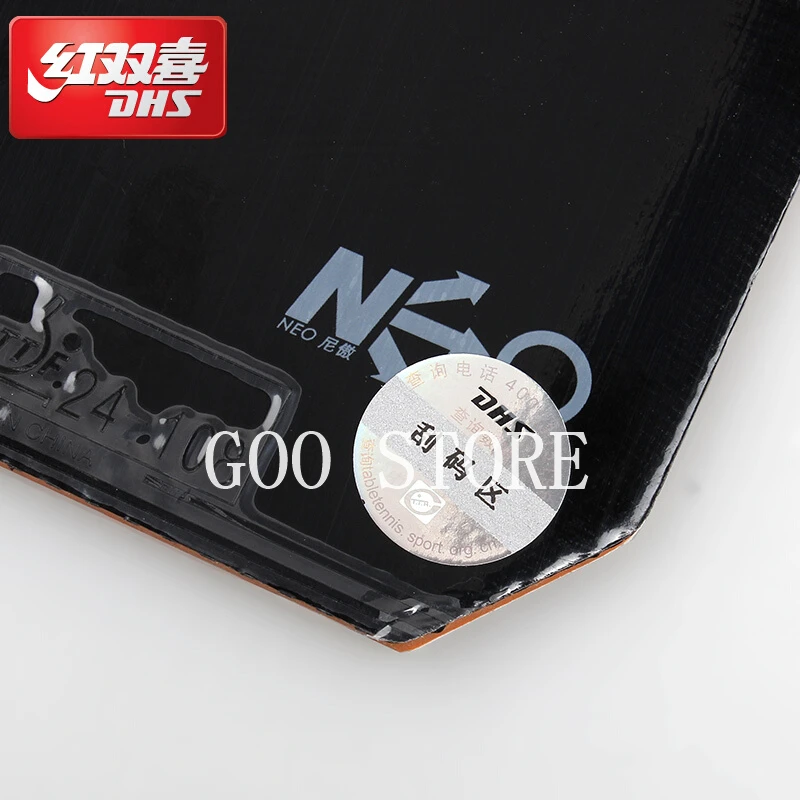 DHS Hurricane 3 neo tischtennis gummi original pips-in Hurrikan-3 neo DHS ping pong schwamm – Detail 7