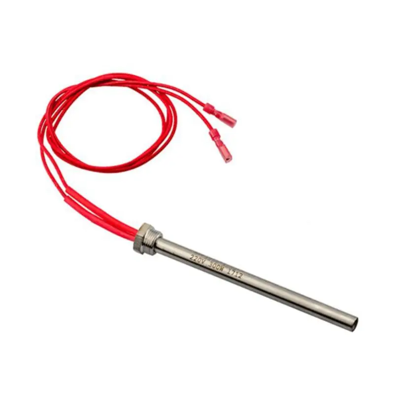 350W 220V Ignition Igniter Hot Rod Pellet Stove 10*140/150/170mm 1.5 Thread for Fireplace Grill