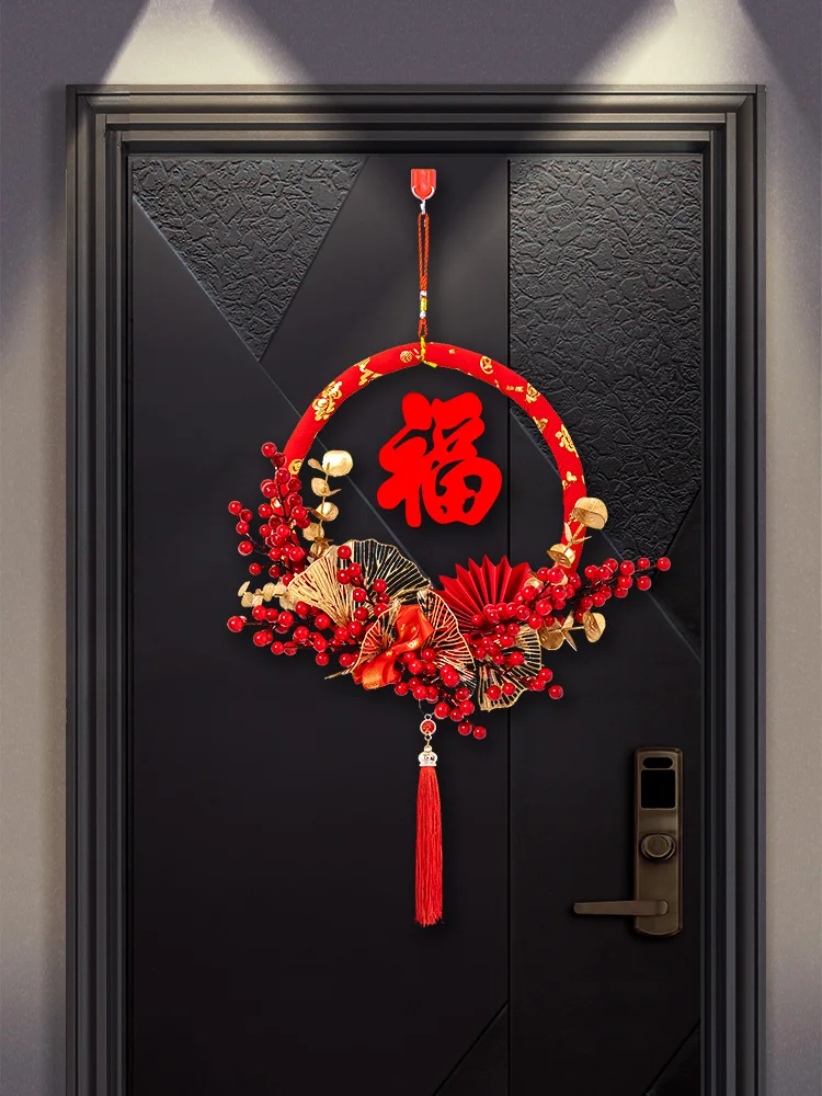 

2022 Chinese New Year and Spring Festival Creative Three-dimensional Year of The Tiger Fuqi Ring Fuzi Door Pendant