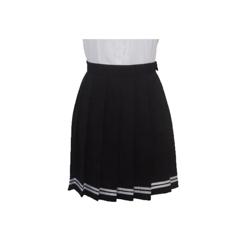 

new Japanese JK macarons pleated uniform skirt schoolgirl uniform skirt high waist solid color skirt multicolor women skirt