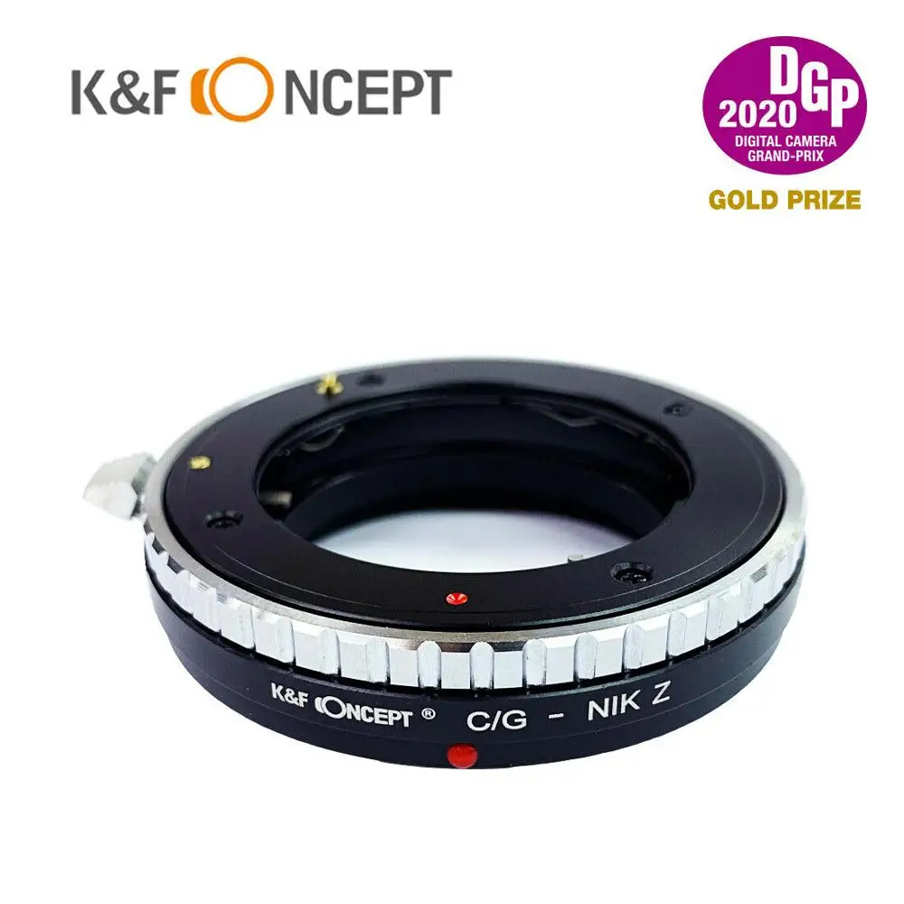 

K&F Concept CG-NIKZ Adapter for Contax G mount lens to Nikon Z mount Z6 Z7 Z50 zf ZFC Camera Lens Adapter