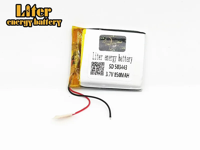 1/2/4Pcs 503545 503443 3.7V 850 mah Lithium polymer Battery With Protection Board For MP4 MP5 GPS DVD Toy LED Light Headphone